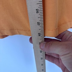 Billy Reid Pocket T Shirt Mens XL Orange Pima Cotton Garment Dyed Earth Tone