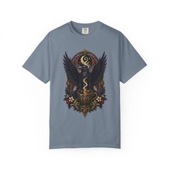 Gothic Espresso Raven T-Shirt Graphic