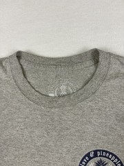 VINTAGE LOVE & PINEAPPLES T SHIRT L LARGE GREY GAMEDAYS FOOTBALL CLASSIC SPORTS
