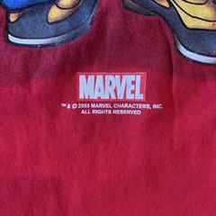 Vintage Marvel Spider-Man Punisher 2003 Marvel Comics Mens Size L Y2K