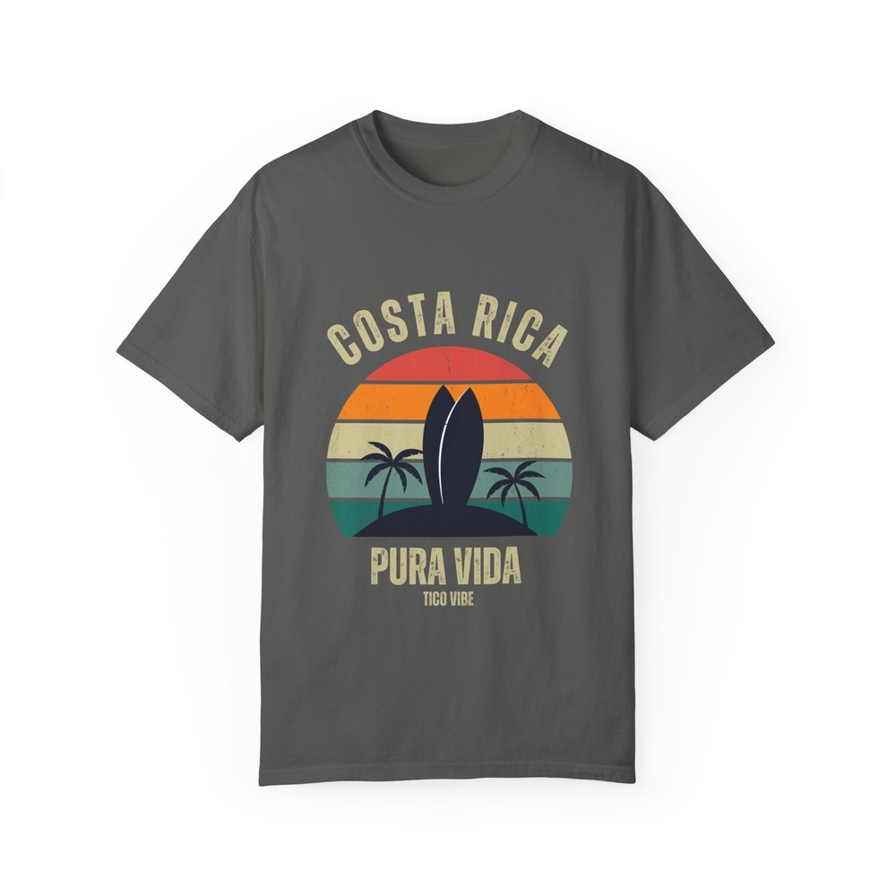 “Costa Rica Pura Vida” Unisex Garment-Dyed T-shirt