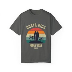 “Costa Rica Pura Vida” Unisex Garment-Dyed T-shirt