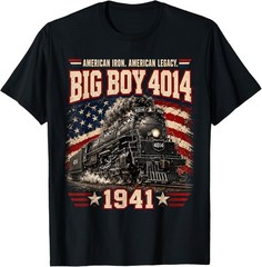 Big Boy 4014 Vintage Steam Locomotive Railroad Train Engine T-shirt Sweartshirt