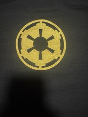 C-life Group Galactic Empire Logo/ Darth Vader Black Shirt