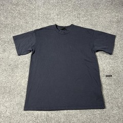 Fear Of God Shirt Mens XL Navy Blue 7 Back Graphic Made USA Cotton Flaw