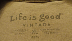 Men’s XL Life Is Good Vintage Chillin’ & Grillin’ Graphic T Shirt