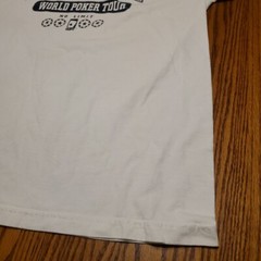 World Poker Tour Ringer TShirt Mens Large 2004 No Limit Player Texas Hold Em