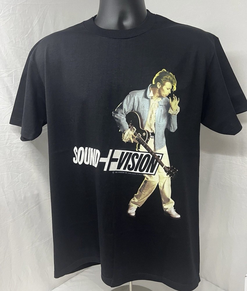 RARE VINTAGE DAVID BOWIE 1990 WORLD TOUR T SHIRT LARGE brand new 🔥🔥