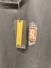 Rhude Fumar 91 Graphic Logo Print Men’s Black/Red/White Cotton T-Shirt XL