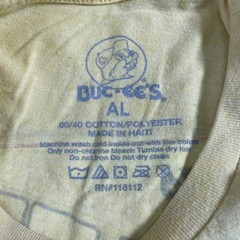 Buc-ee’s Greetings From Florida Yellow Cotton T-Shirt Men’s MEDIUM