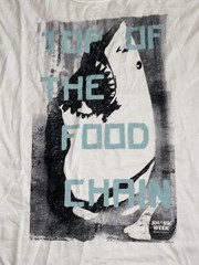 NEW Discovery Channel Shark Week Top Of The Food Chain Shirt Medium