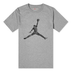 Nike Air Jordan Jumpman Logo Mens T-Shirt Grey Multi Size Casual Sportswear Top