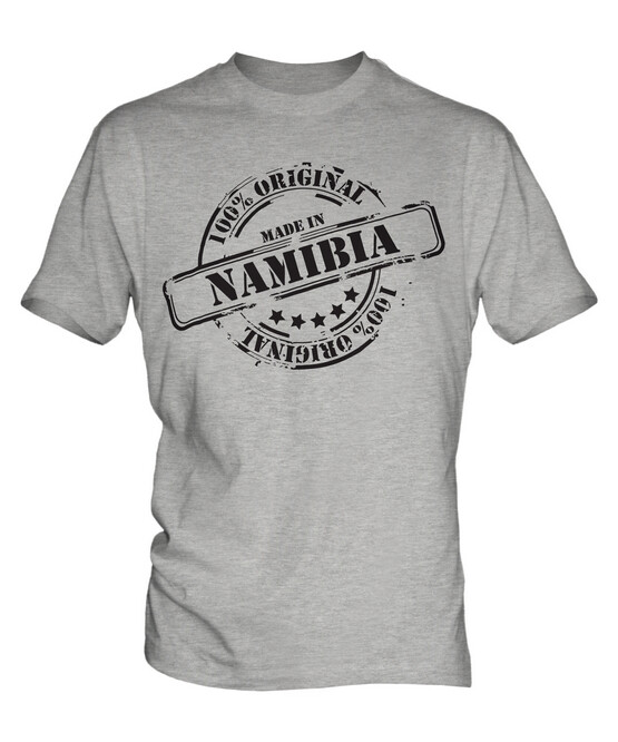 MADE IN NAMIBIA MENS T-SHIRT GIFT CHRISTMAS BIRTHDAY 18TH 30TH 40TH 50TH 60TH