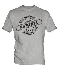 MADE IN NAMIBIA MENS T-SHIRT GIFT CHRISTMAS BIRTHDAY 18TH 30TH 40TH 50TH 60TH