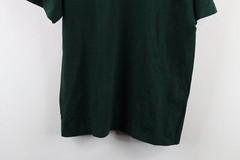 Vtg 90s Streetwear Mens Large Blank Short Sleeve Pocket T-Shirt Hunter Green USA