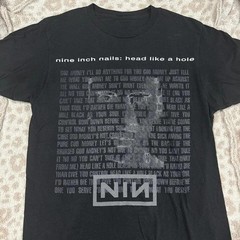 NIN Nine inch nails head like a hole rock music concert short sleeve shirt S-5XL