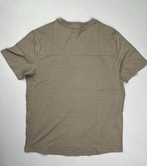 Kenneth Cole Active Tech Crew Neck Short Sleeve T-Shirt UPF 50+ Cocoa Dust Sz L