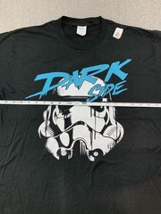 Starwars ” Darkside” StormTrooper T-shirt Mens XL Black Big Front Graphic