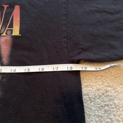 M&O Gold 2010 Nirvana Kurt Cobain Unplugged Set men’s tshirt in black size M