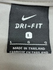 Nike T-Shirt Mens L Grey/White Dri-Fit Color Block