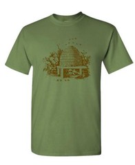 VINTAGE BEE HIVE – Unisex Cotton T-Shirt Tee Shirt