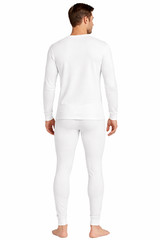 Men’s Thermal Top- Waffle Texture, Warm Long Sleeve Undershirt,size: small