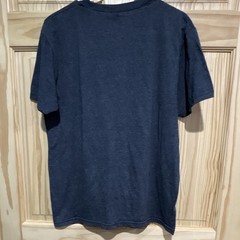Gildan Softstyle Men’s S Blue Crew Neck Short Sleeve Graphic UFO Alien T-Shirt