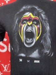 Men’s WWE x Rook Collaboration Ultimate Warrior Tshirt Size Medium