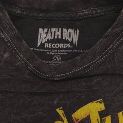 Death Row Records Rap Graphic Crew Neck T-Shirt Mens Size Medium M Black