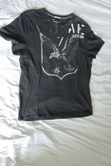 American Eagle Men’s Vintage Fit Black Graphic Tee XL/TG Crew Neck Shirt
