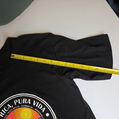 Costa Rica Pura Vida Men’s M Black Graphic T‑Shirt Beach Sunset Cotton Blend