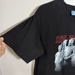 Xi’an Warriors T Shirt Tee Size XL Terracotta Army Qin Shi Huang China Black