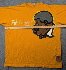 Platinum Fubu Fat Albert Shirt Mens XXL Vintage Streetwear Spellout Graphic 90s