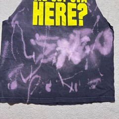 WWE Muscle Tee Mens XL Black Purple Enzo Big Cass Cuppa Haters Bleach Wash Shirt