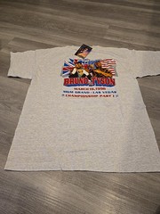 Vintage 1996 Mike Tyson Vs Frank Bruno T-Shirt Large DEADSTOCK MGM USA TAGS 90 L