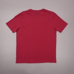 Oakley Regular Fit Short Sleeve T Shirt Mens Large Deep Red Spell Out Logo