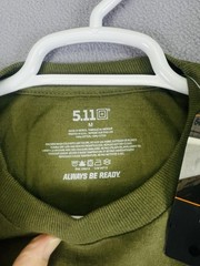 5.11 Tactical Shirt Mens Medium Hunter Green Ace Tee T-Shirt Cards Comfort