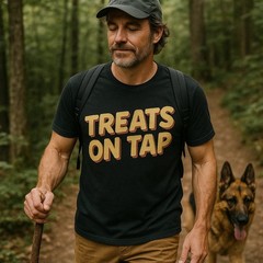 Pet Lovers T-Shirts – “Treats on Tap” Graphic Tee