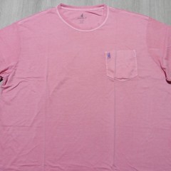 JOHNNIE-O Mens 3XL XXXL T SHIRT DALE 2.0 BANDANA PINK RED SHORT SLEEVE GOLF TEE