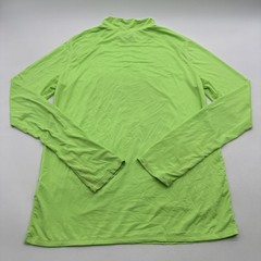 Lands End Long Sleeve T-shirt Men XL Green Graphic Print Logo ..#35482