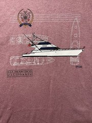 Cal Cru Cruiser Shirt Mens XXL Yachts Boating Single Stitch Sleeves NOS VTG