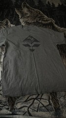 gohu-nt Men’s Gray Short Sleeve Crew Neck Graphic Logo T-Shirt Size L