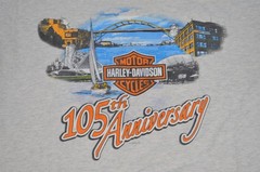 Harley Davidson Motorcycles House Milwaukee 105th Anniversary Shirt Large