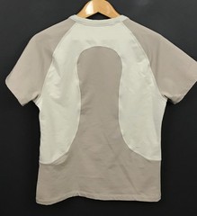 Lululemon SLNSH Collection French Terry Tight-Fit T-Shirt Sheer Oak/Mojave Tan M