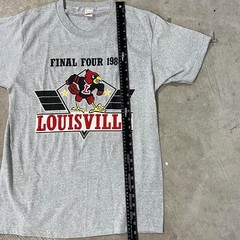 Vintage 1986 Louisville Cardinals Final Four Screen Stars made in USA Tee L