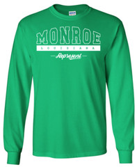 Monroe Louisiana T-Shirt Long Sleeve Graphic tee