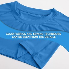 Men’s Rash Guard Swim Shirt Short Sleeve, Quick Dry UPF 50+ Sun Protection Fi…