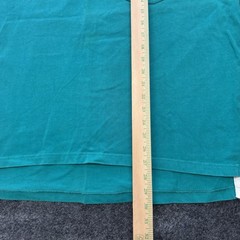 VTG Eddie Bauer Henley Shirt Mens XL Teal Blue Contrast Collar Made in USA 90s