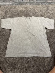 VTG Bayside US Navy Graphic T-Shirt Mens Large Heather Gray Made in USA Military