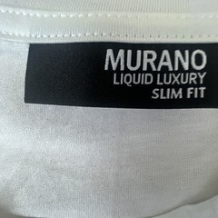 Murano Liquid Cotton White T Shirt Men’s Size L